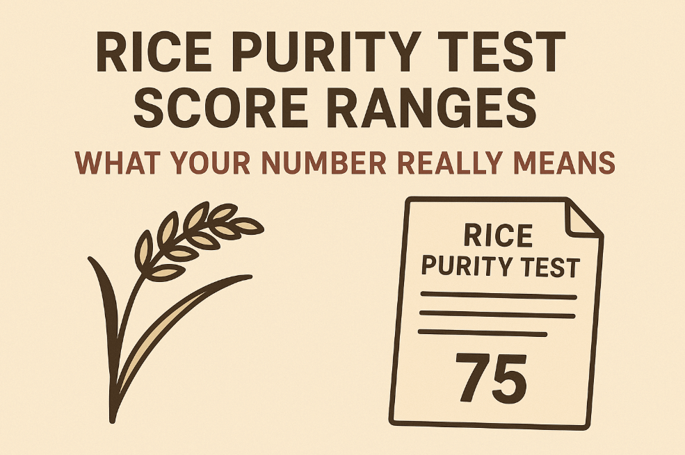 rice purity score meaning
