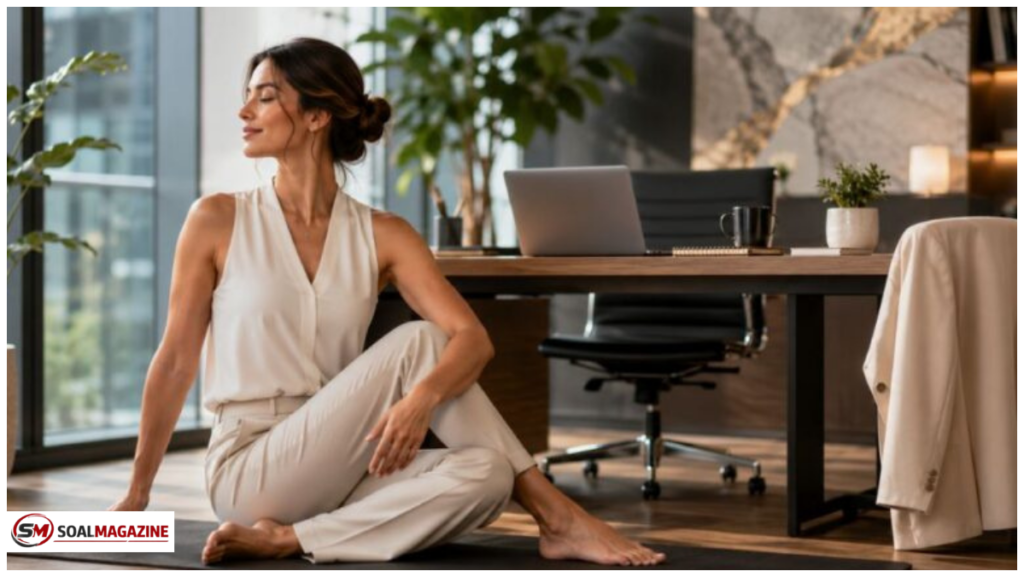 Práctica de Yoga Estilismo Laboral